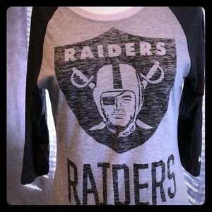 👩🏻 Raiders 3/4 Sleeve Raglan Shirt